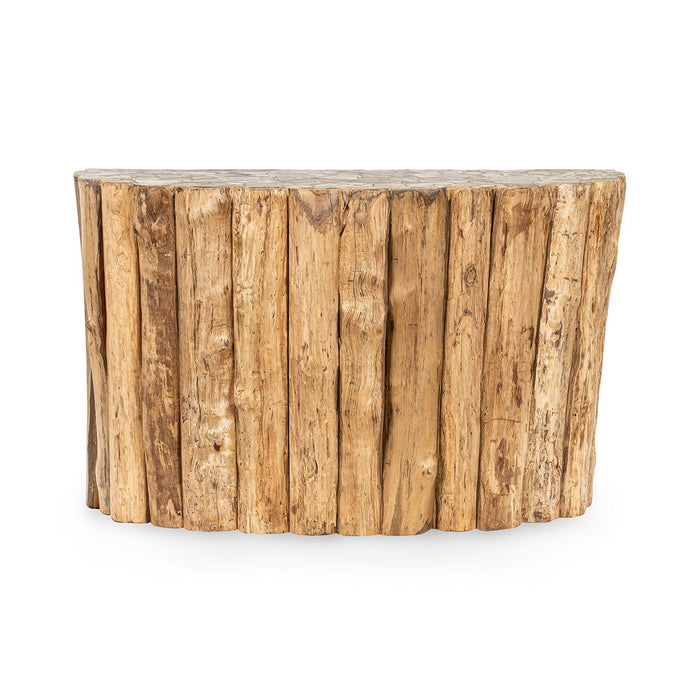 Norwest Petrified - Wood Console Table - Natural