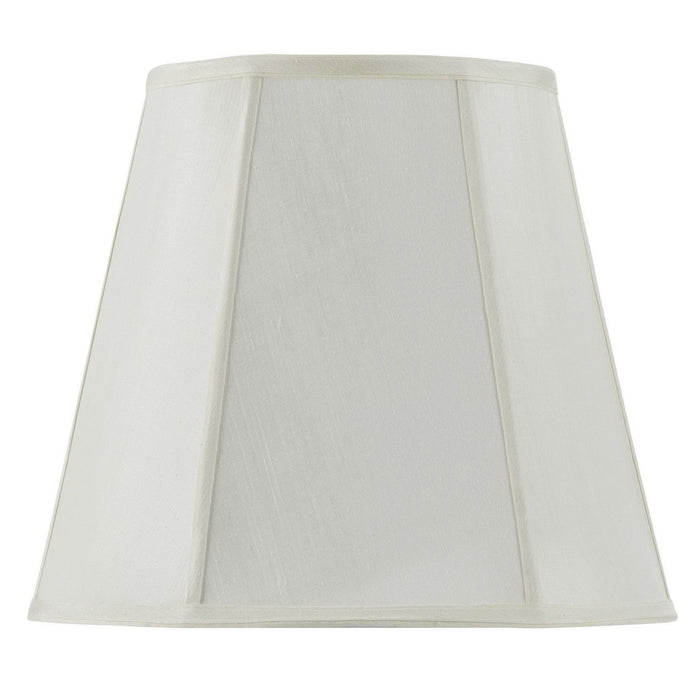 Piped Deep Empire - 16" Height Fabric Shade - Eggshell