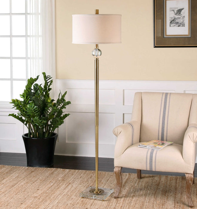 Mesita - Floor Lamp - Brass