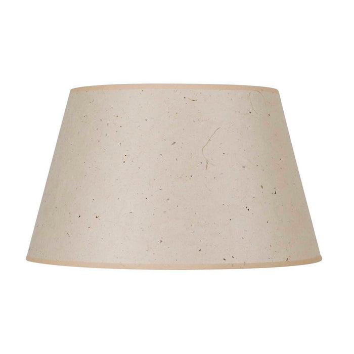 13.5" Height Paper Shade - Kraft & Pearl Silver - 18" Diameter