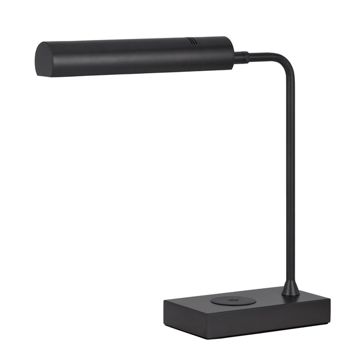 Delray - 17.5" Height Metal Table Lamp - Matte Black