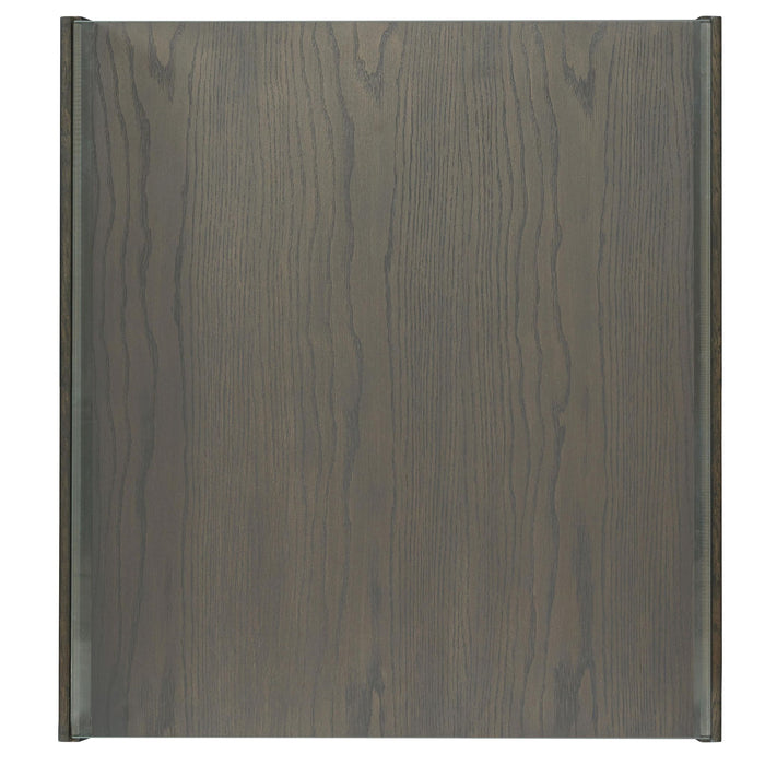 Hyde - Rectangular Side Table - Dark Brown