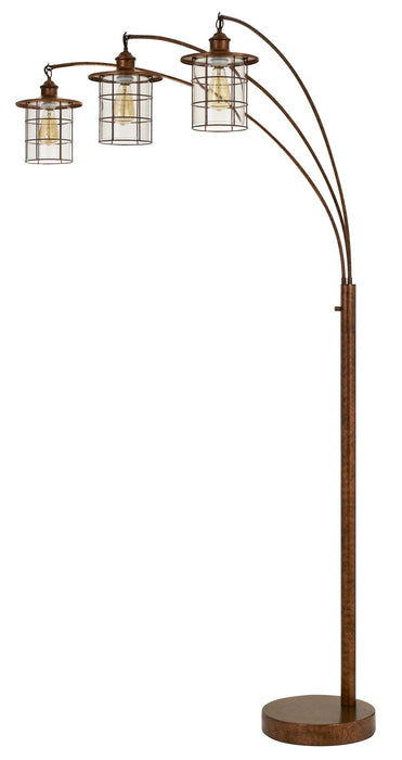 Silverton - 89" Height Metal Floor Lamp - Rust