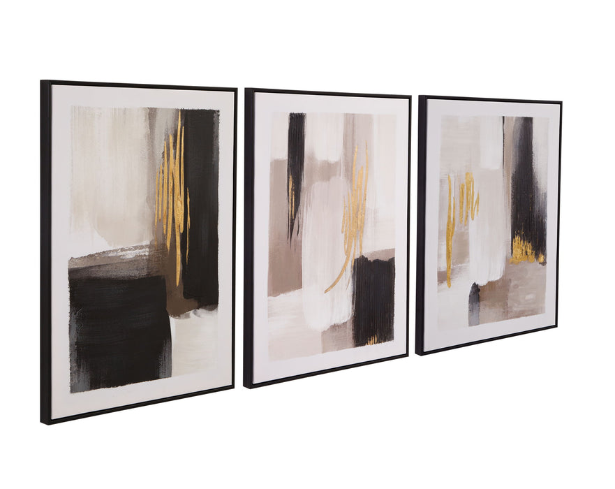 Journey Canvas Art (Set of 3) - Beige