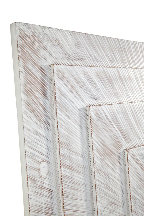 Broderick Wall Panel - Distressed White