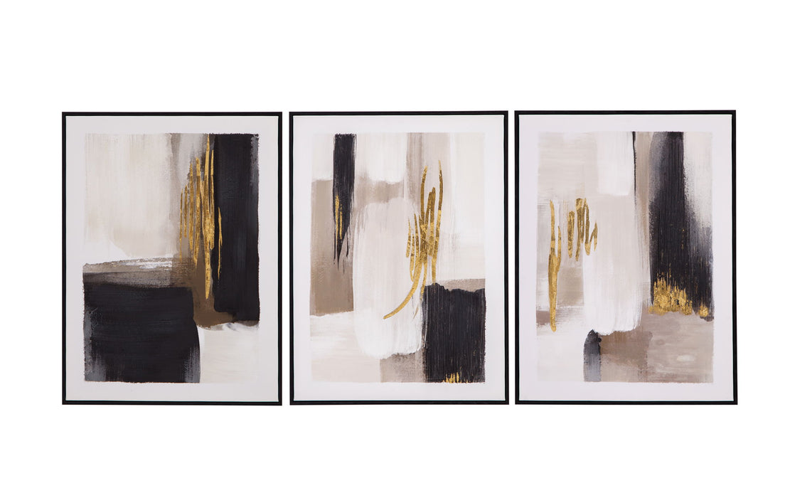 Journey Canvas Art (Set of 3) - Beige