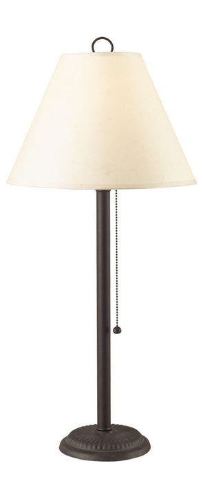 Candlestick - 27.5" Height Metal Table Lamp - Black Rust