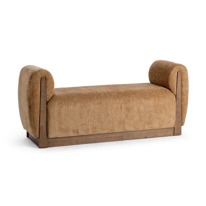 Soraya - Accent Bench - Spiced Amber