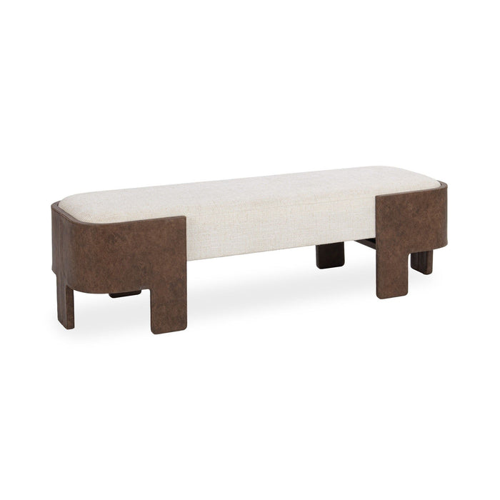 Janya - Accent Bench - Oat Cream