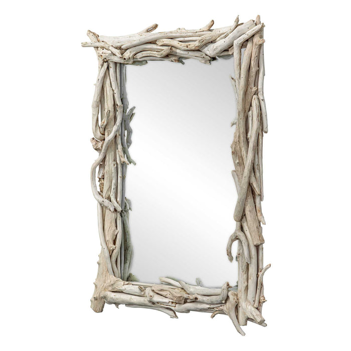 Rooted - Reflection Mirror - Bleached Teak