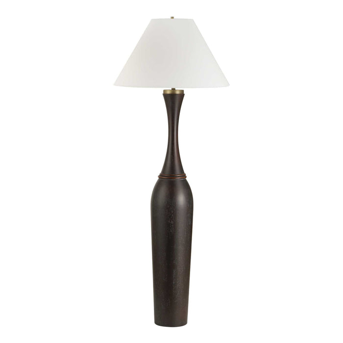 Pravin - Floor Lamp - Dark Wood