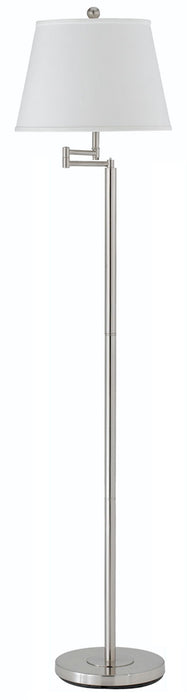 Andros - 60" Height Metal Floor Lamp - Brushed Steel