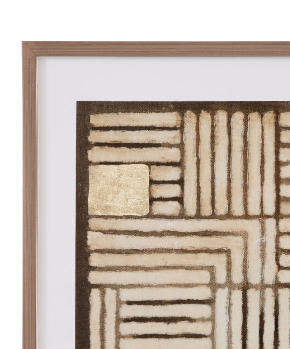 Purlin I Framed Print - Brown