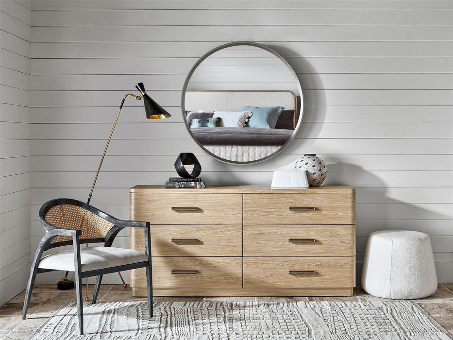 Modern - Six Drawer Dresser - Light Brown