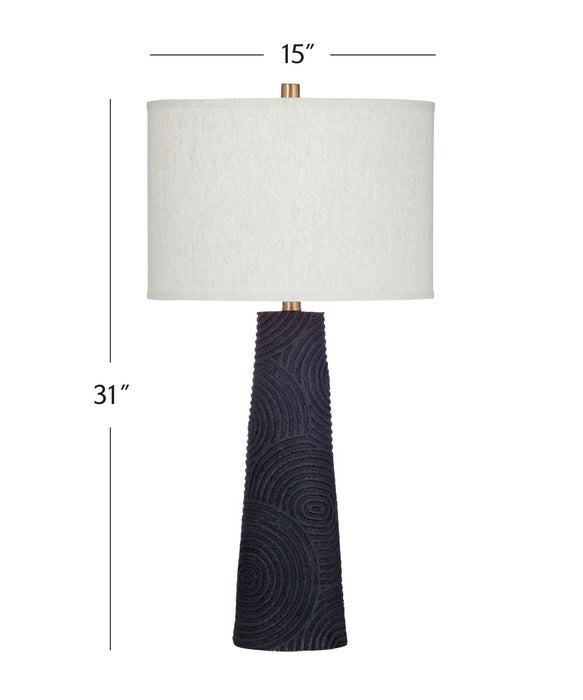 Merrick - Table Lamp - Black / White