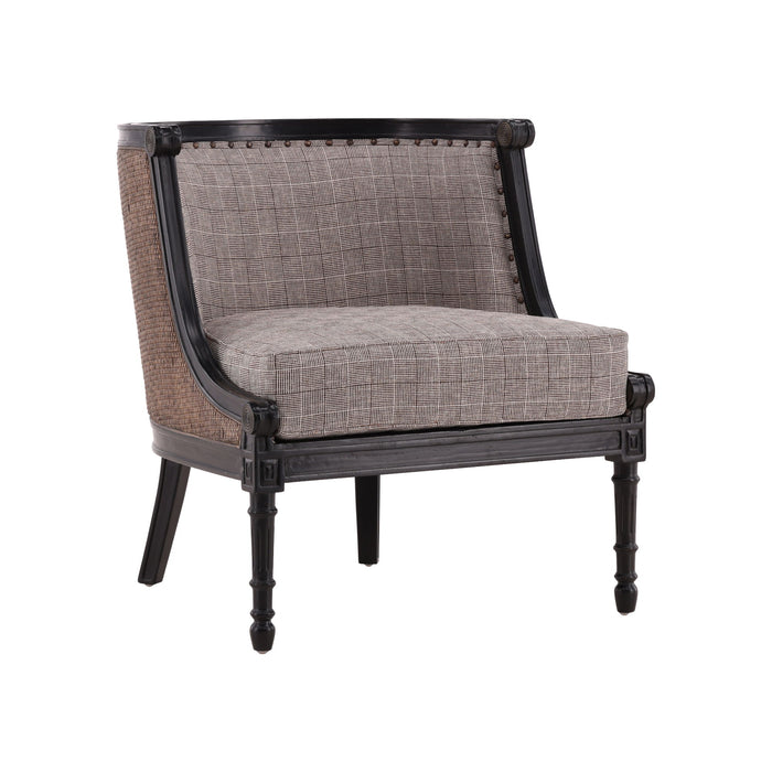 Patterson - Club Chair - Black / Gray