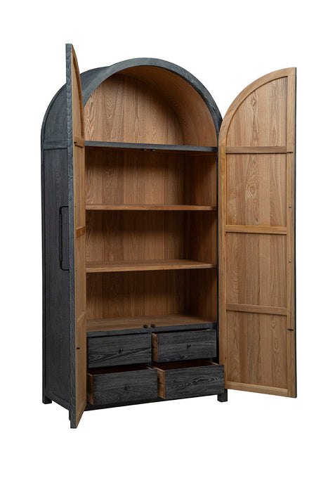 Eloise - Cabinet - Black / Light Brown