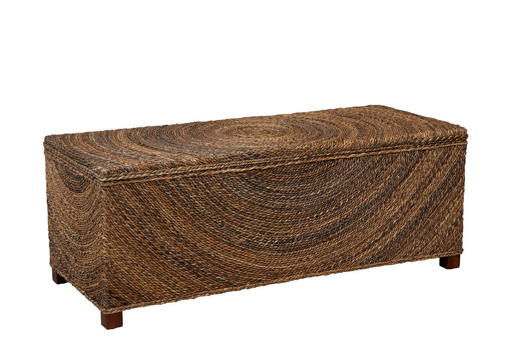 Madura - Storage Bench - Dark Brown