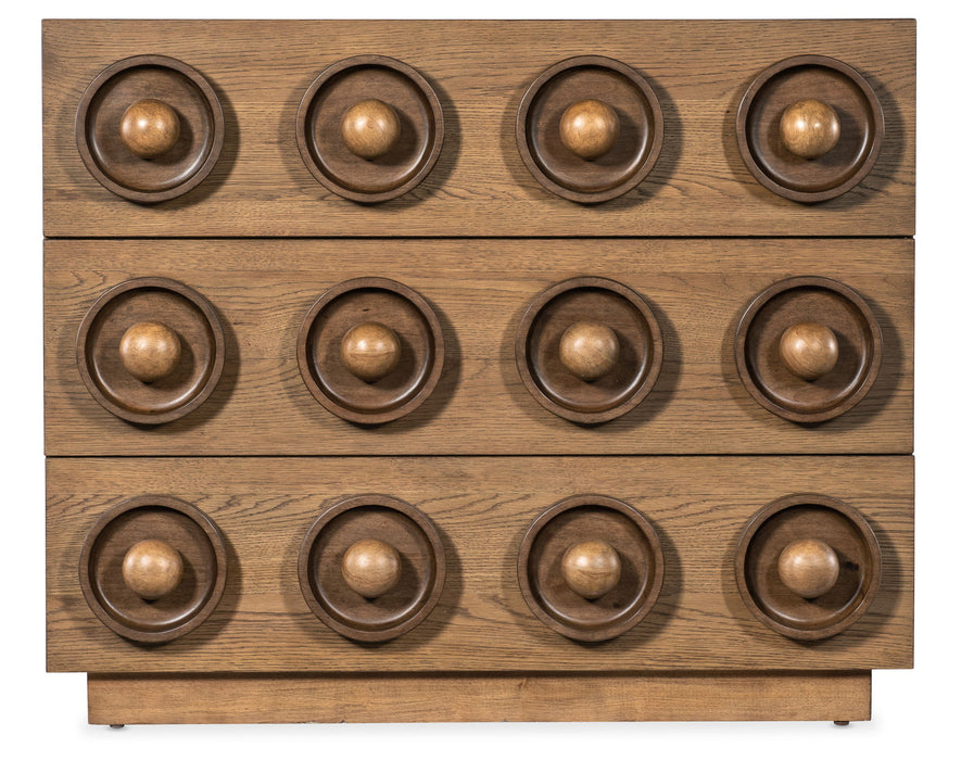 Commerce And Market - Knobby 3-Drawer Accent Chest - Light Brown
