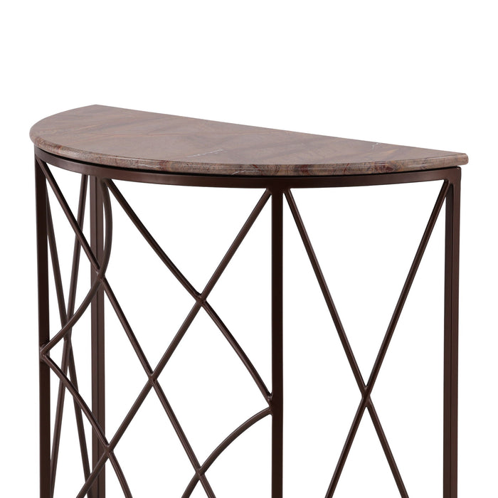Madaline - Console - Dark Brown