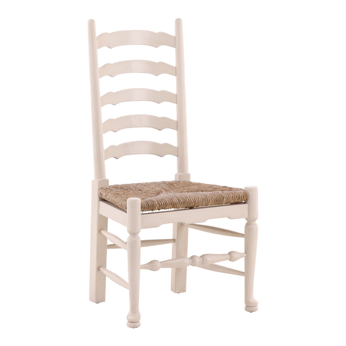 Bradley - Ladderback Side Chair - Beige / Light Brown