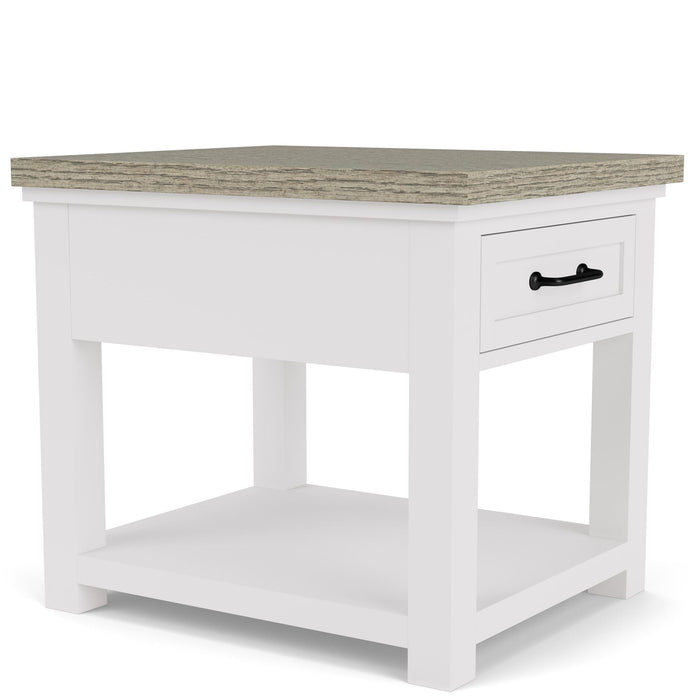 Cora - Side Table - Cloud / Fog