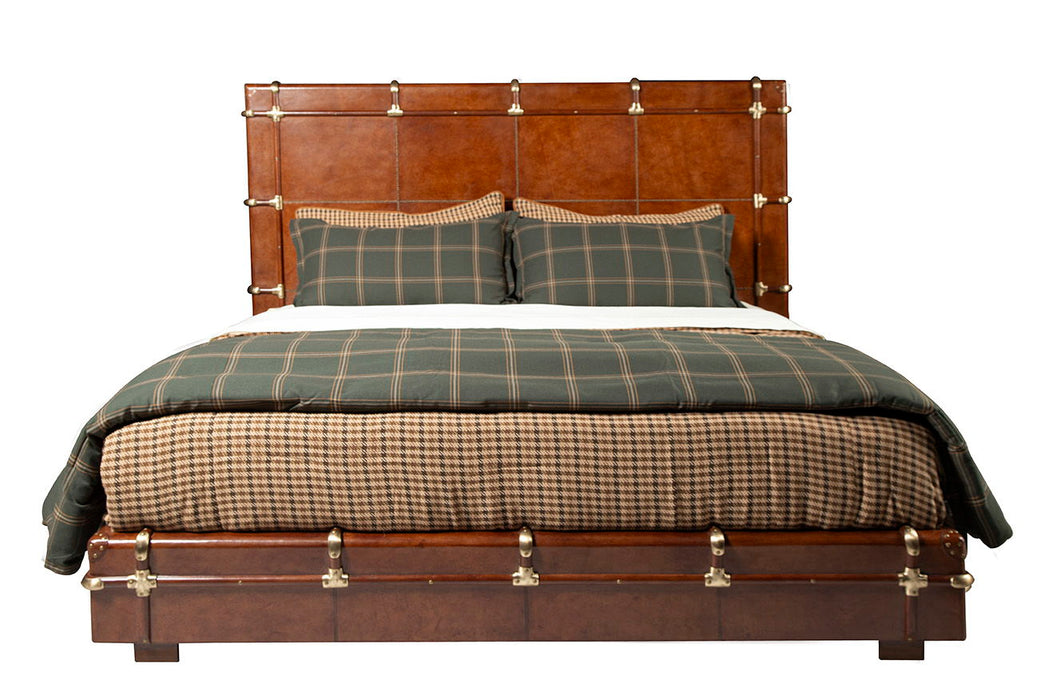 Gentlemen's - King Bed - Dark Brown
