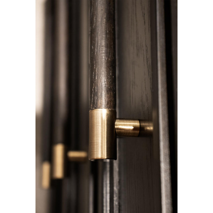 Lydia - 3 Drawer Nightstand - Dark Brown