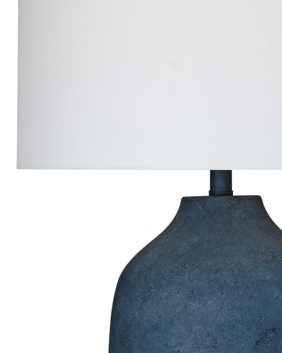 Miranda - Table Lamp - Matte Blue / White