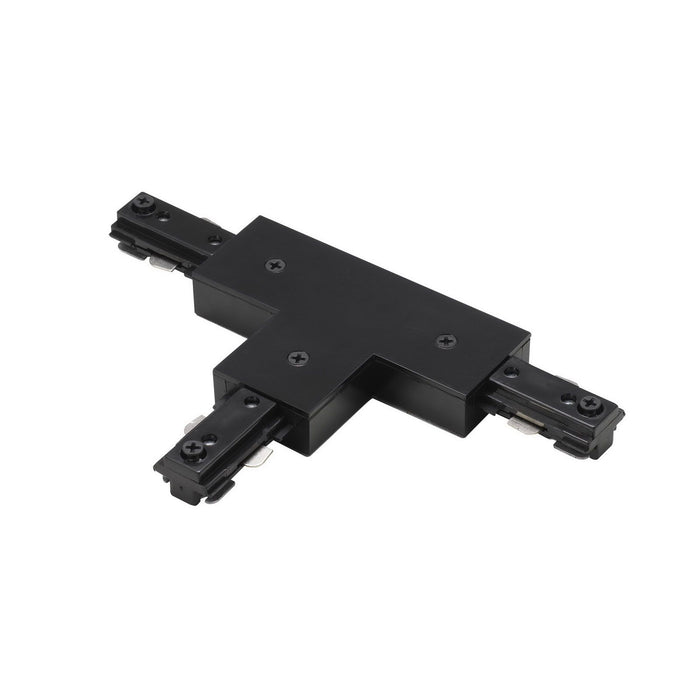 0.8" Height T Connector With Right Polarity - Black