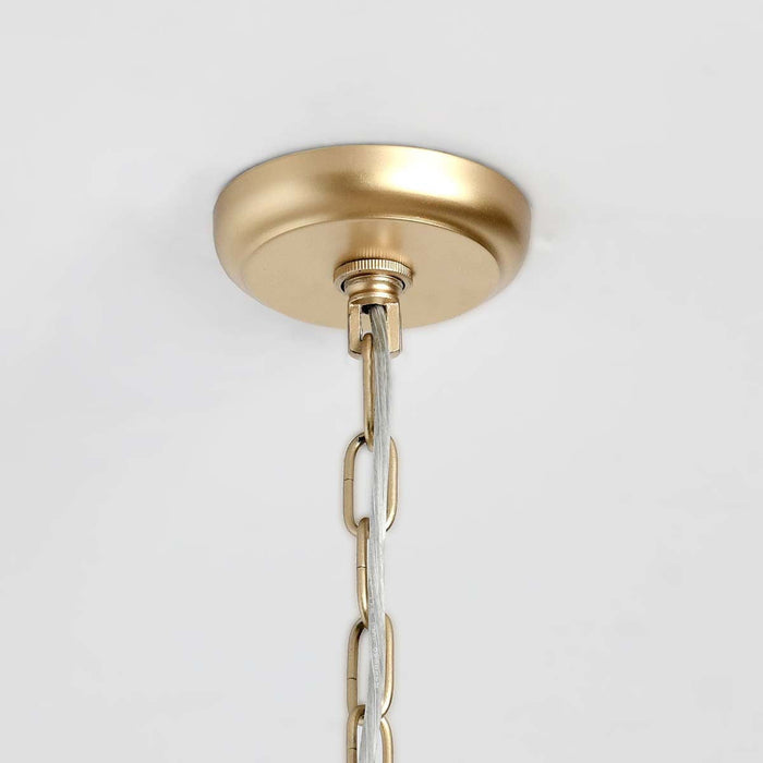 Amanda - Beaded Chandelier - White