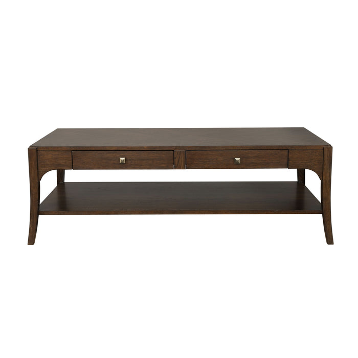 Sylvie - Rectangular Coffee Table - Dark Brown