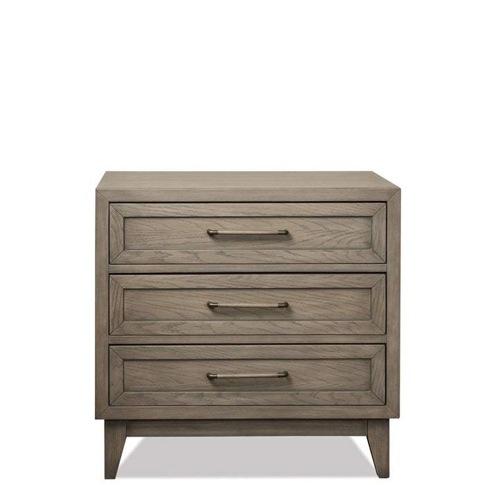 Vogue - 3 Drawer Nightstand - Dark Brown