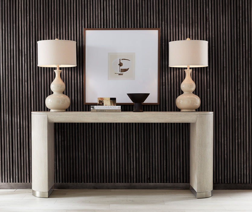 Modern Mood - Wood Console Table - Beige