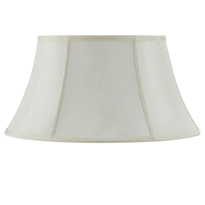 Piped Swing Arm - 9.75" Height Fabric Shade - Eggshell