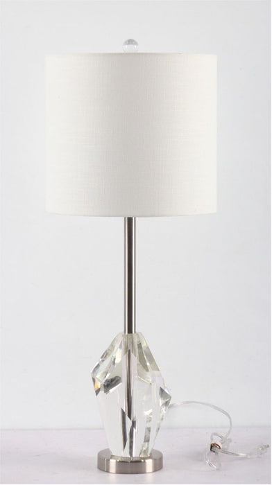 Radiant - Table Lamp - Clear Brushed Silver
