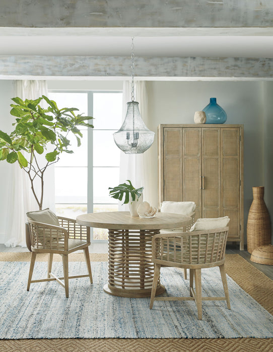 Surfrider - Barrel Back Chair - Beige / Light Brown