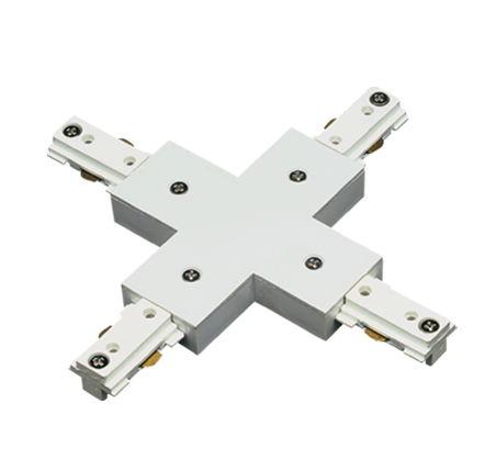 0.8" Height X Connector - White