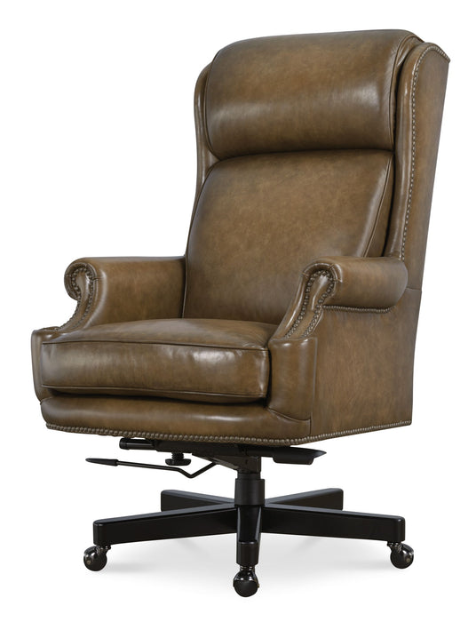 EC - Tucker Executive Swivel Tilt Chair - Dark Brown