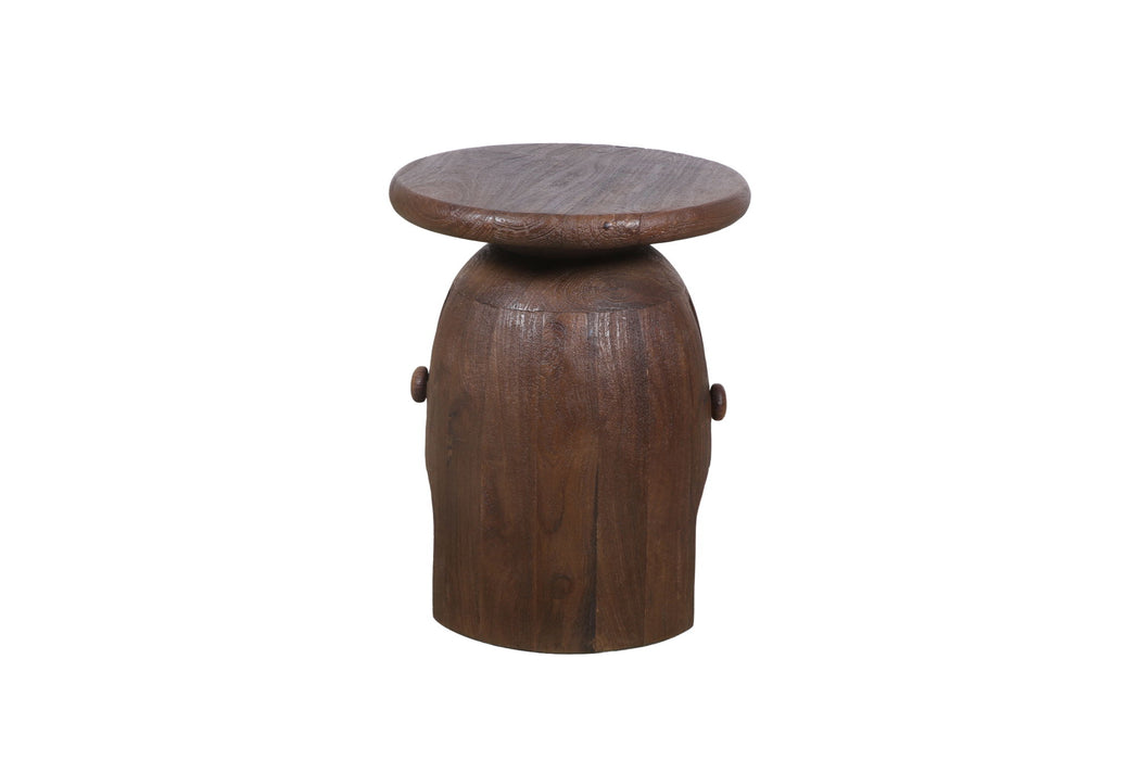 Cunningham - Accent Table - Rustic / Brown / Mango