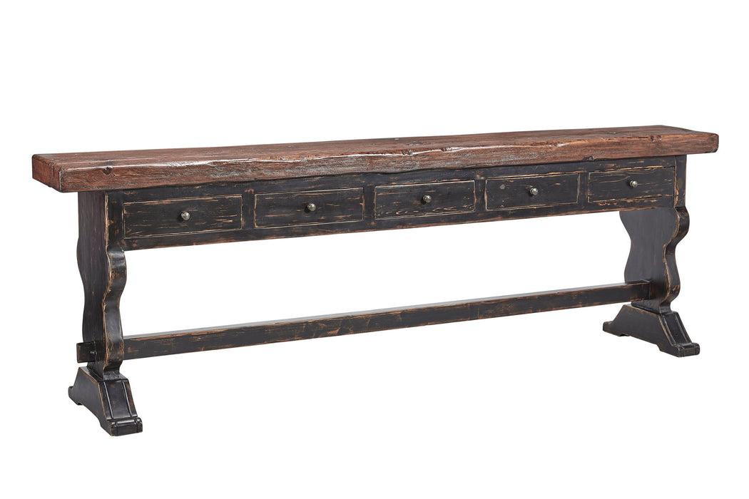 Barrett - 5-Drawer Server - Dark Brown