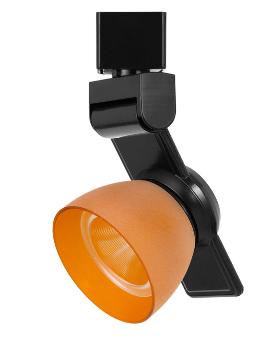 6" Height Metal Track Head - Black & Orange