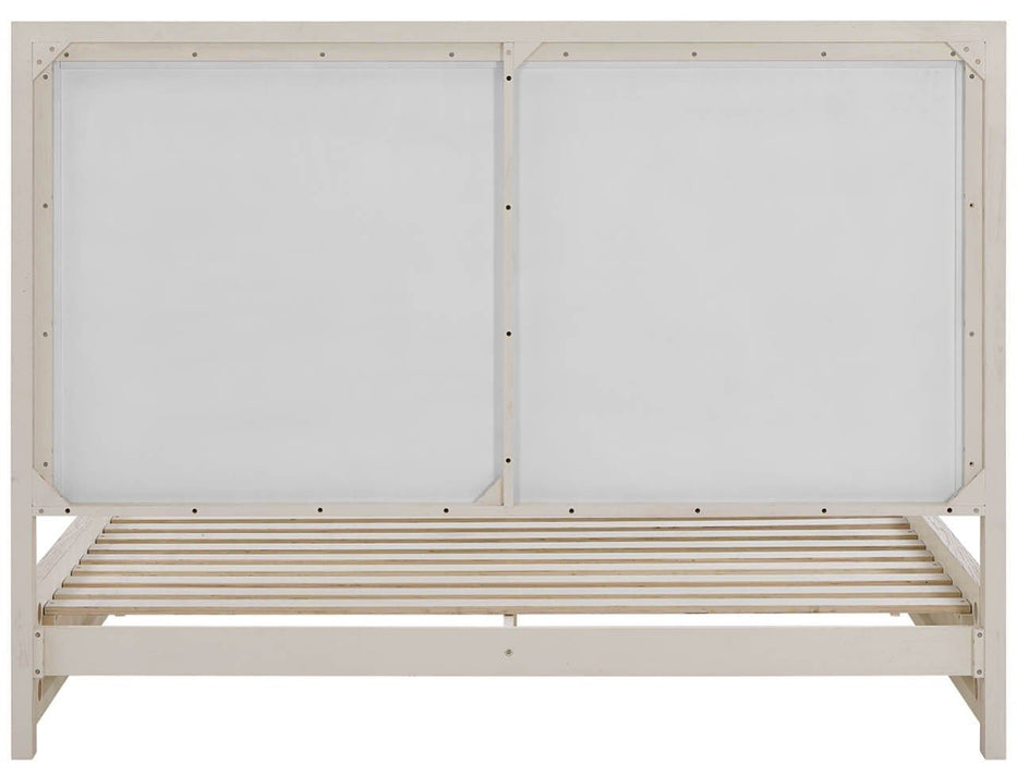 Modern - Panel Bed - Two-Tone