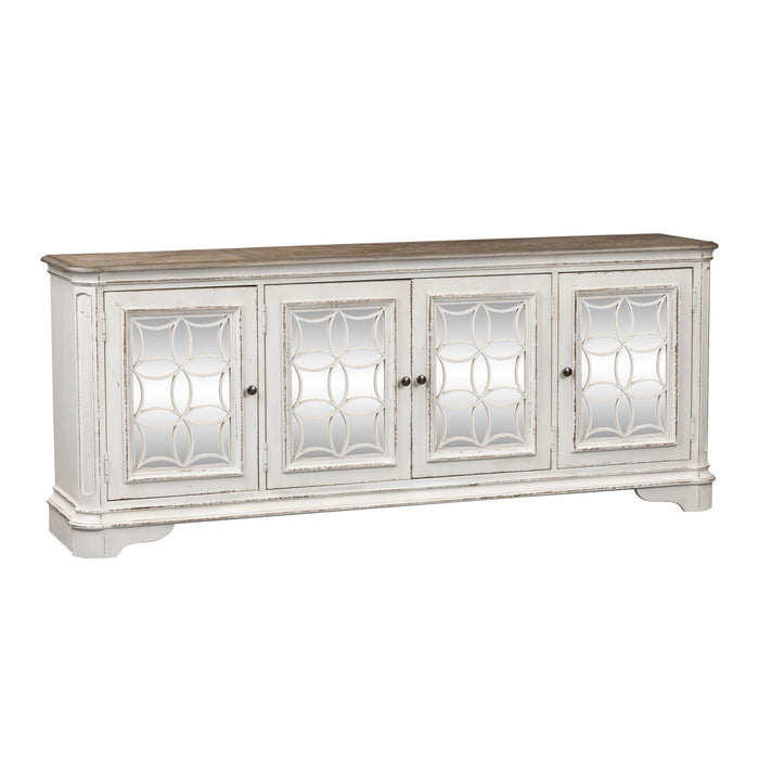 Magnolia Manor - 4 Doors TV Console - Antique White