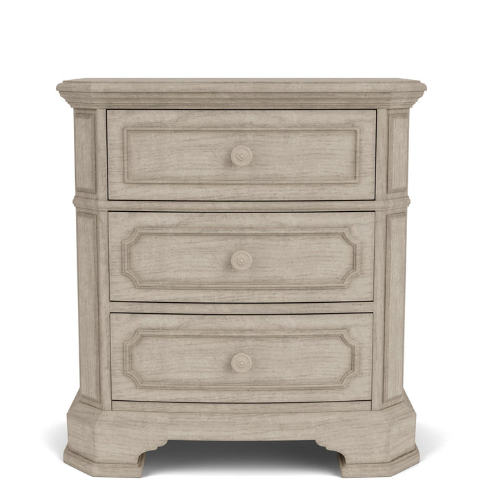 Kensington - 3 Drawer Nightstand - Beige