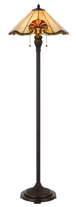 Tiffany - 58.75" Height Floor Lamp - Dark Bronze