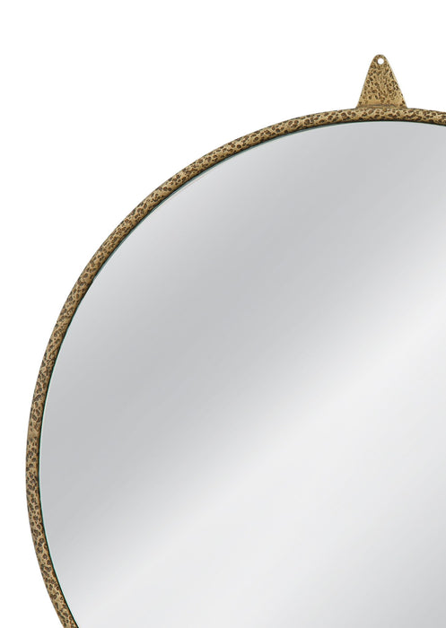 Ezra - Wall Mirror - Antique Brass