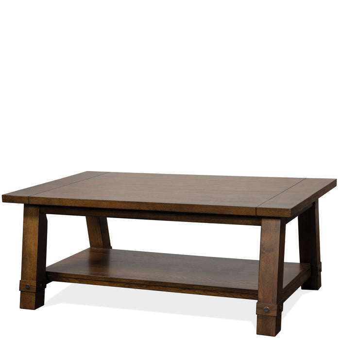 Windridge - Angled Leg Coffee Table - Sagamore Burnished Ash