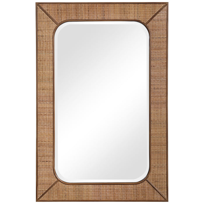 Tahiti - Rattan Mirror - Light Brown