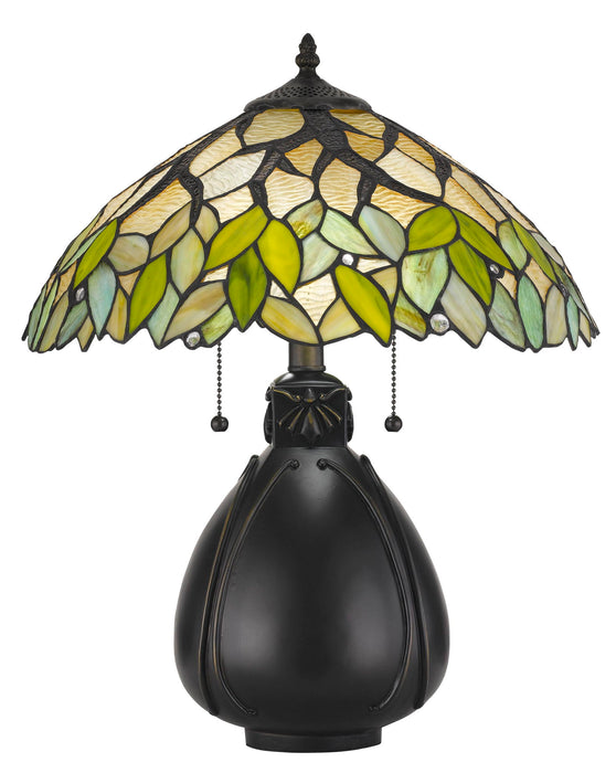 Tiffany - 19.25" Height Resin Table Lamp - Tiffany